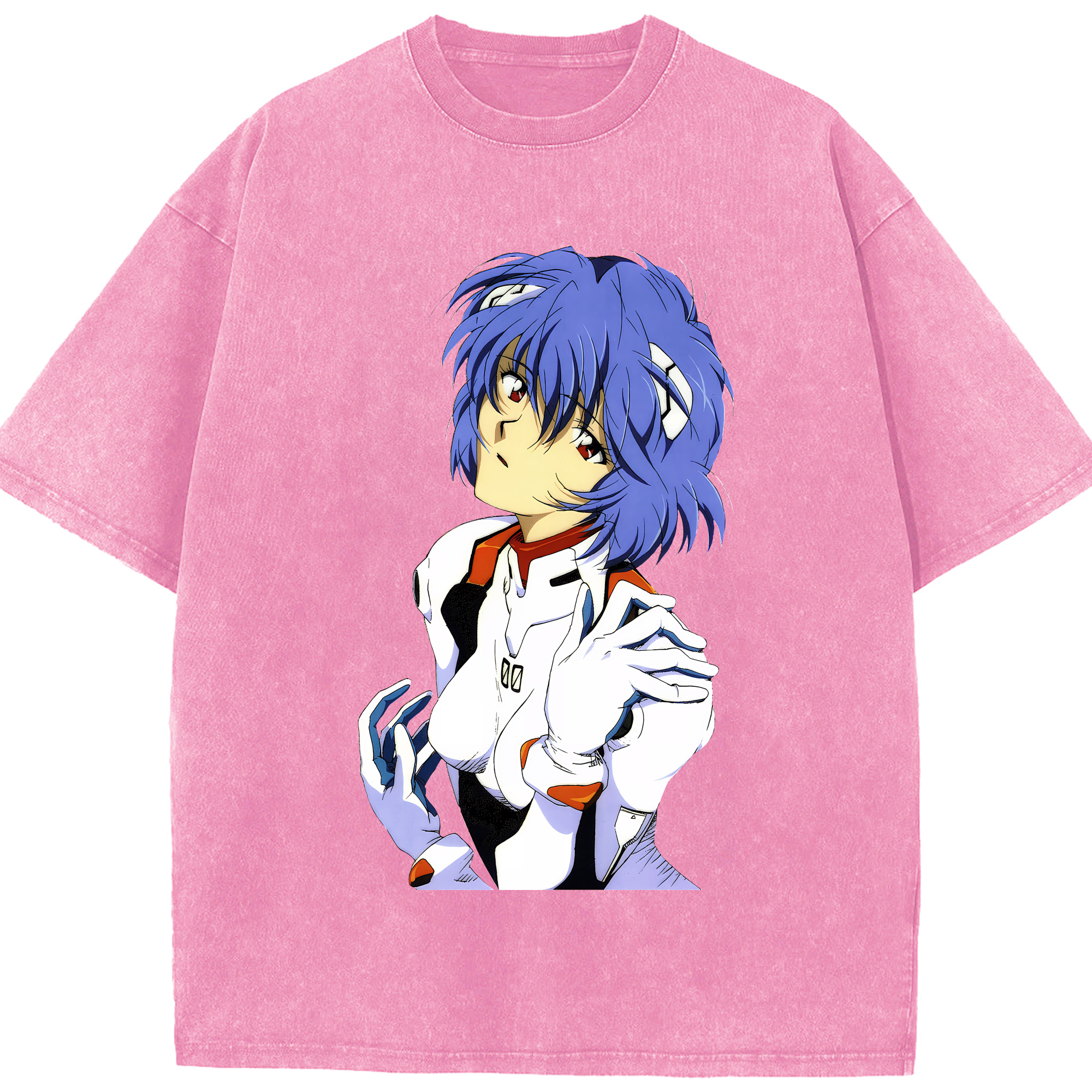 （画像用） EVA 新世紀エヴァンゲリオン 綿100% ヴィンテージ風 半袖Tシャツ（フロントプリント）